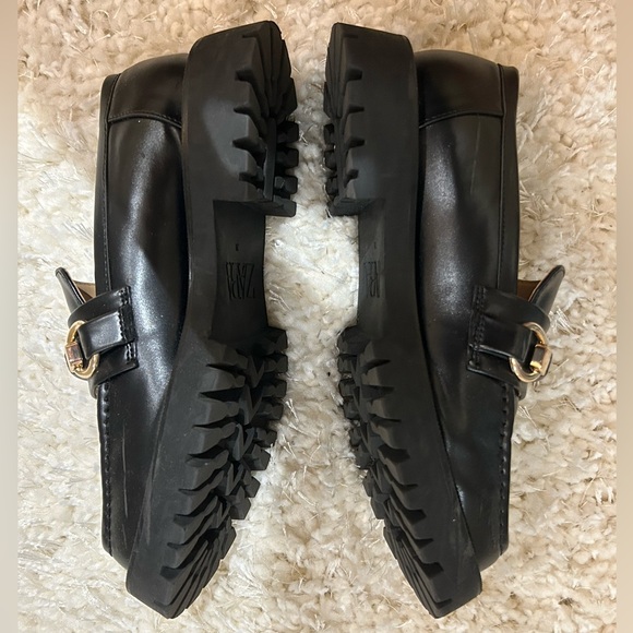 Zara Chunky Buckle Loafers - Picture 2 of 3